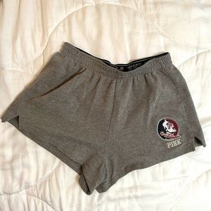 PINK Victoria’s Secret | Grey FSU Seminoles sweat shorts | Size S